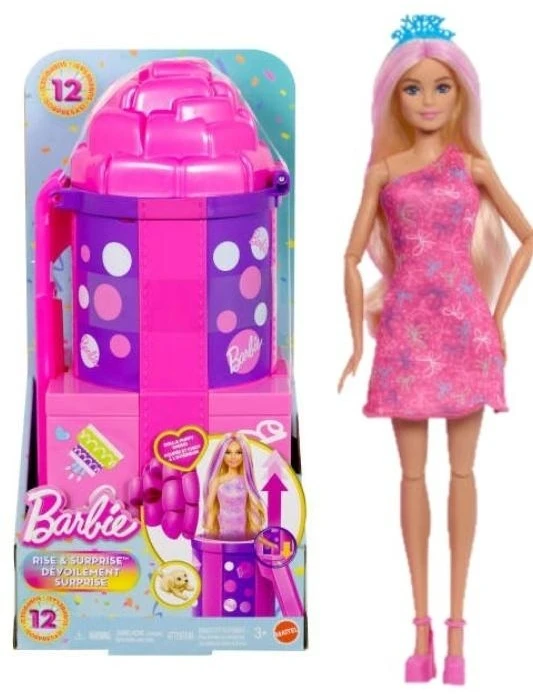 Mattel Lėlė Barbie gimtadienio vakarėlio rinkinys su čiuožykla