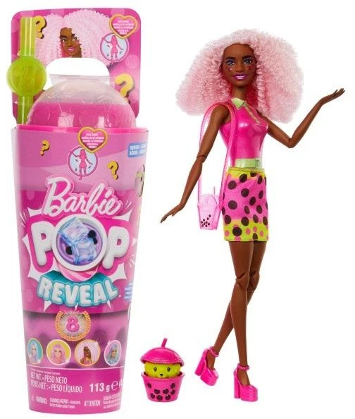 Mattel Lėlė Barbie Pop Reveal Jagoda Bubble Tea su siurprizais