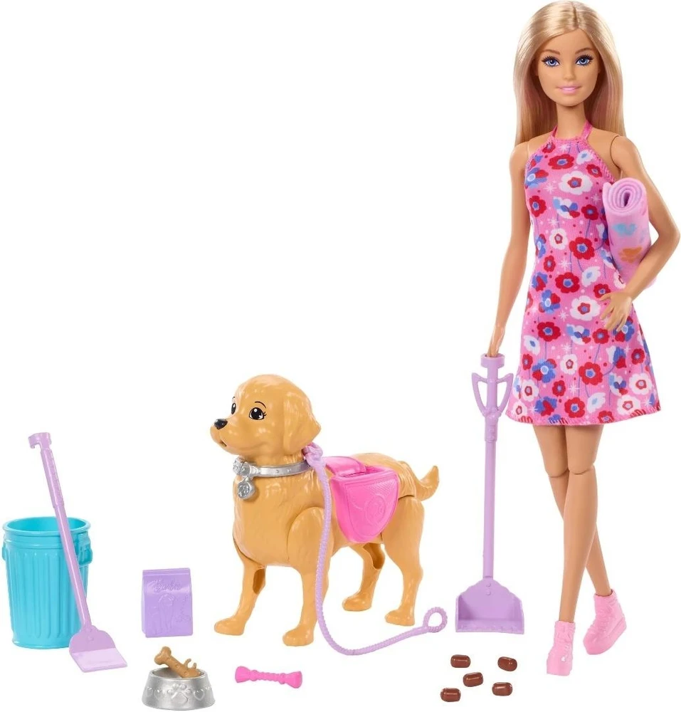 Mattel BARBIE WALK AND POTTY lėlės rinkinys (JJB46)