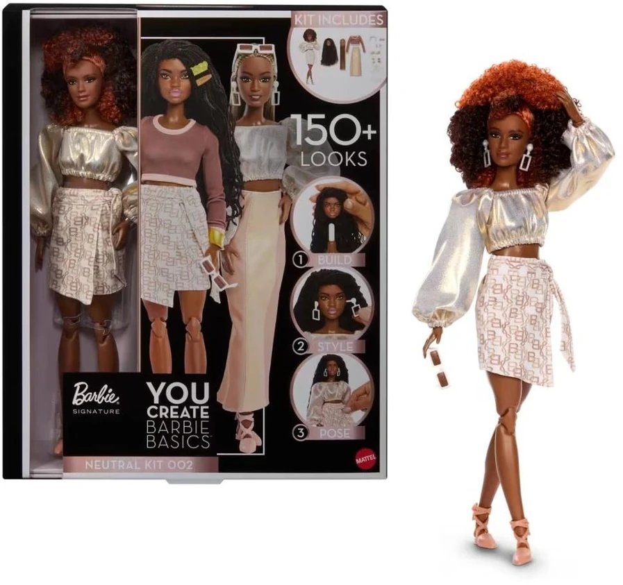 Mattel BARBIE YOU CREATE BASICS lėlė šviesiais plaukais (JJX37)