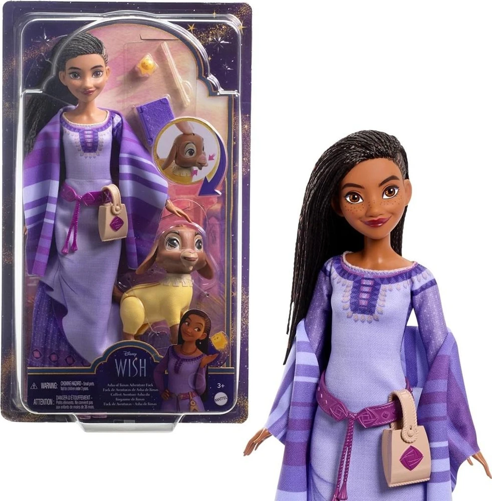 Mattel „Disney Wish“ lėlės Ashos ir jos draugo rinkinys