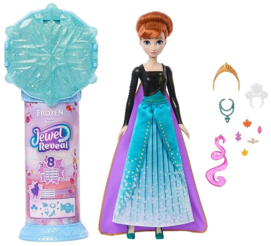 Mattel DISNEY FROZEN JEWEL REVEAL Anos siurprizas (JJY37)