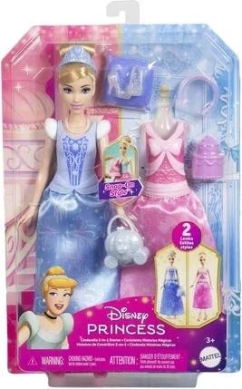Mattel Lėlė Disney princesė Pelenė 2in1 JCR95