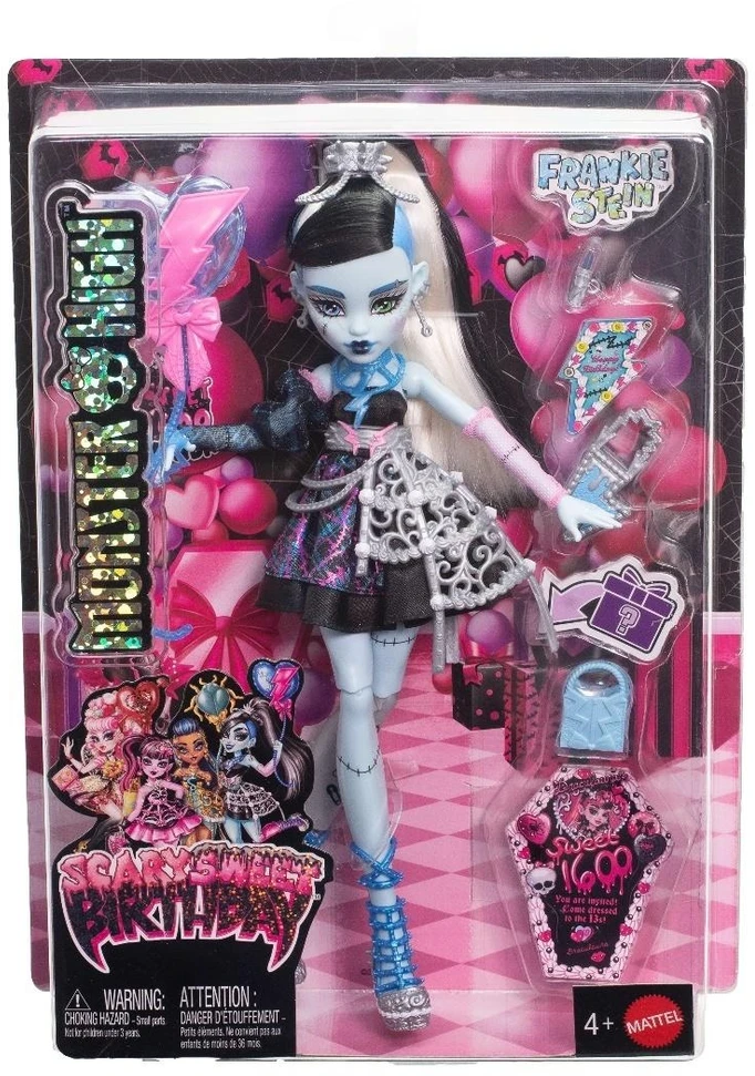 Mattel MONSTER HIGH SWEET BIRTHDAY lėlė Frenkė (JBG75)