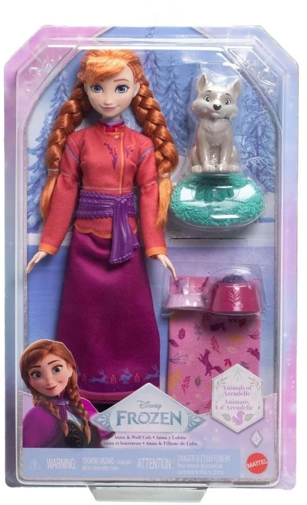 Mattel Disney Ledo šalis - Ana + mažylė lapė (JFG17)