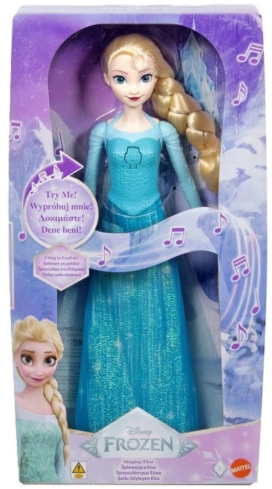 Mattel Lėlė princesė Elsa iš Frozen su garsu