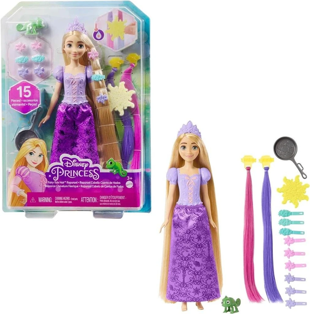 „Disney Princess“ lėlė - Auksaplaukė su spalvų keitimo funkcija