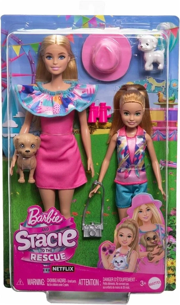 Mattel Lėlės Barbie Stacie ir Barbie 2 vnt. rinkinys