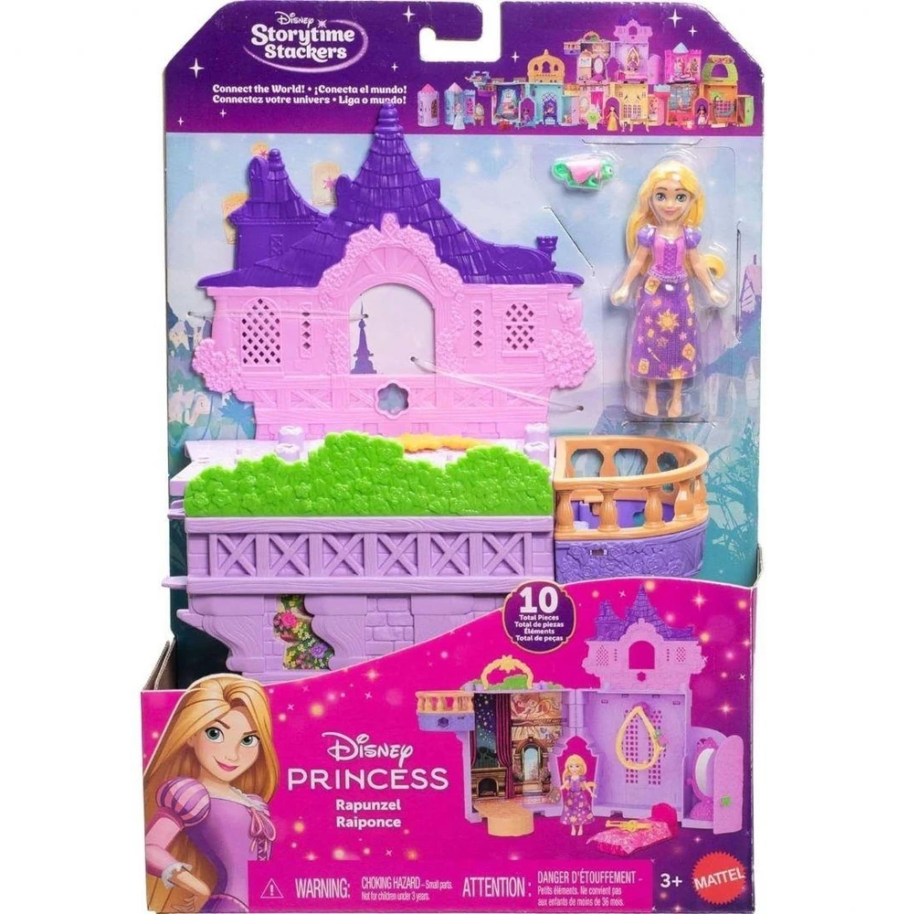 Mattel Lėlės namelis princesės Roszpunkės pilis Disney