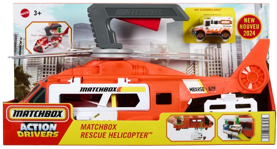 Žaislinis sraigtasparnis Mattel Matchbox