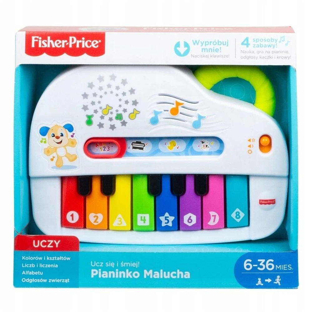 Mattel Muzikinis edukacinis pianinas Fisher Price vaikams
