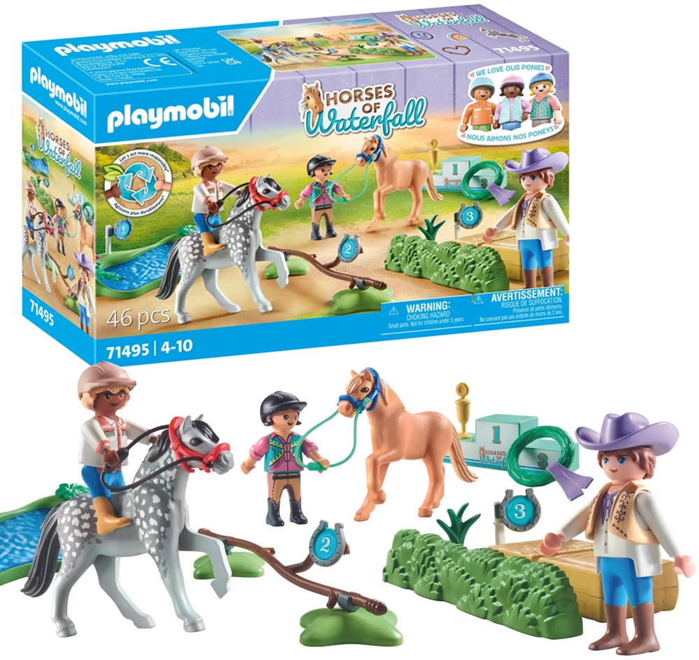 PLAYMOBIL HORSES OF WATERFALL Ponių turnyras 71495