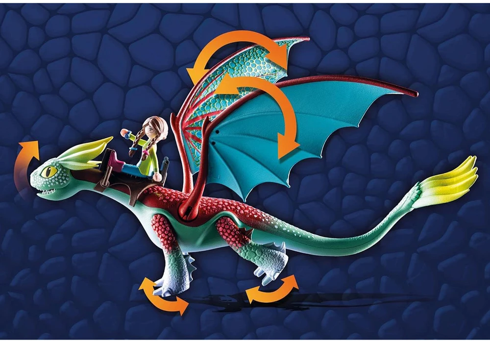 71083 PLAYMOBIL® Dragons, Plunksnos ir Aleksas