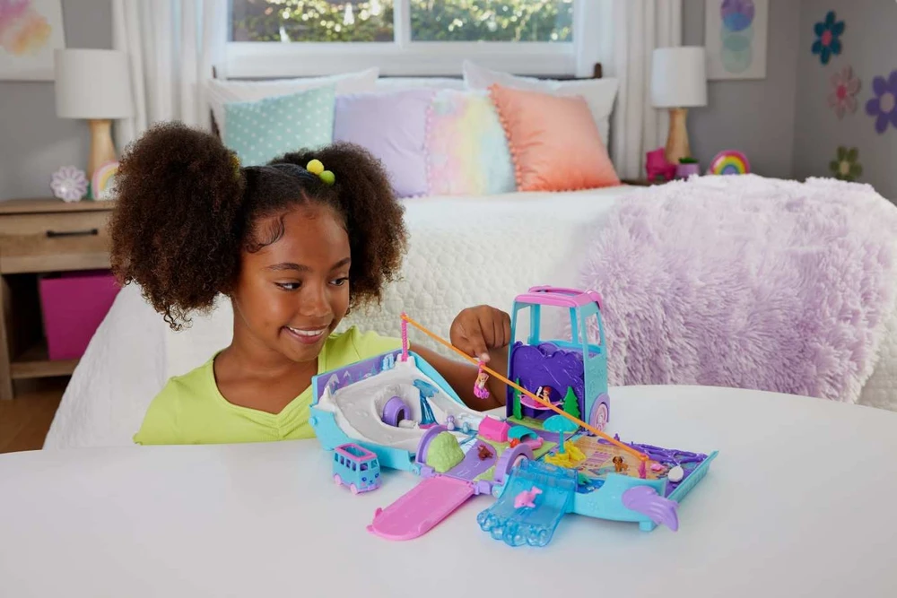 Mattel Polly Pocket gyvūnėlių mobilus nuotykių žaidimų rinkinys JCC22