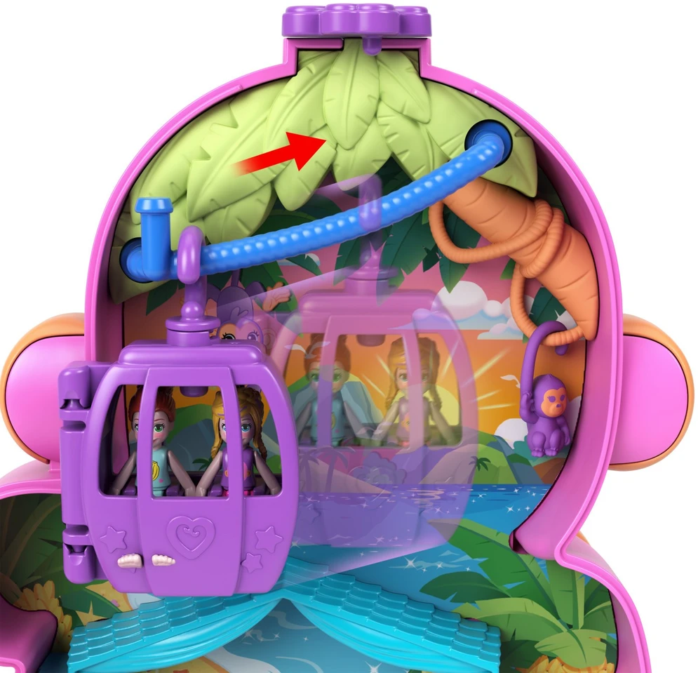 Mattel „Polly Pocket“ beždžionėlės pramogų rinkinys