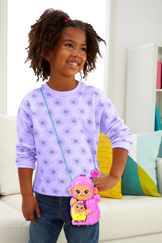 Mattel „Polly Pocket“ beždžionėlės pramogų rinkinys