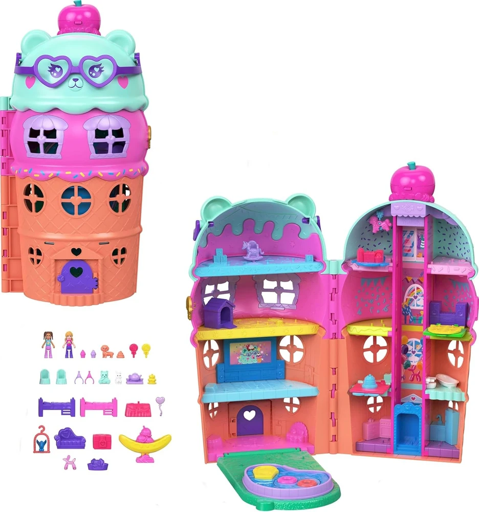 Mattel Polly Pocket žaidimų namelis Gelato JFT91