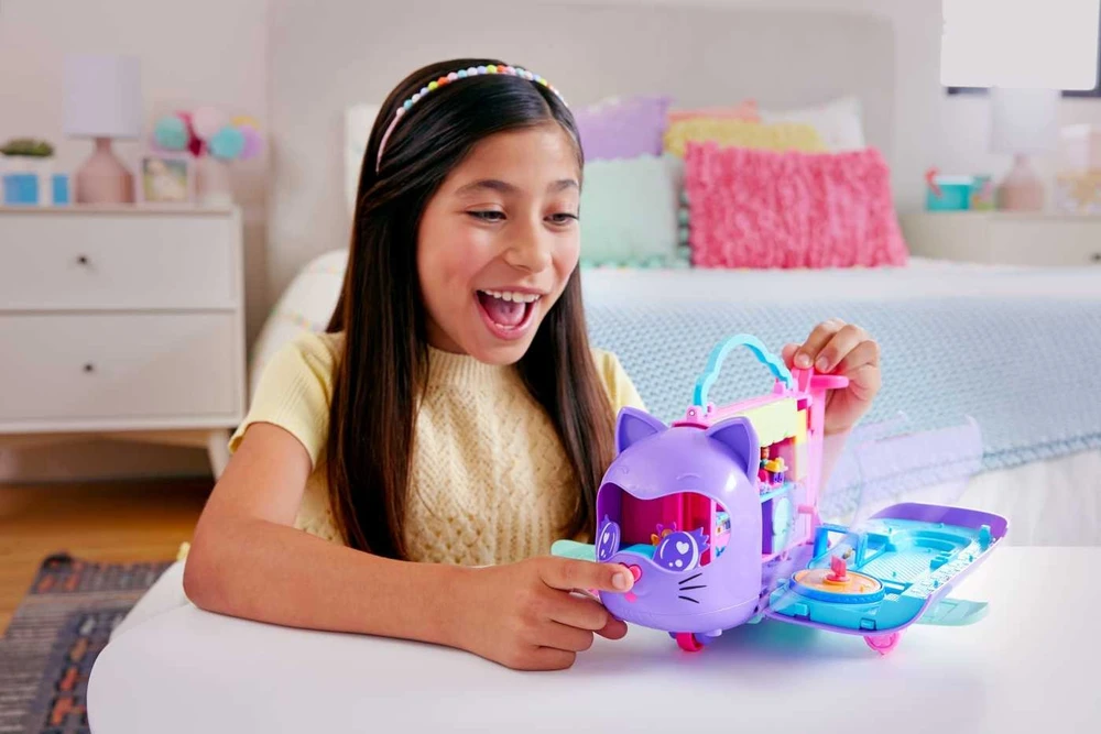 Mattel Polly Pocket žaidimų rinkinys Kitty Airways HWP19