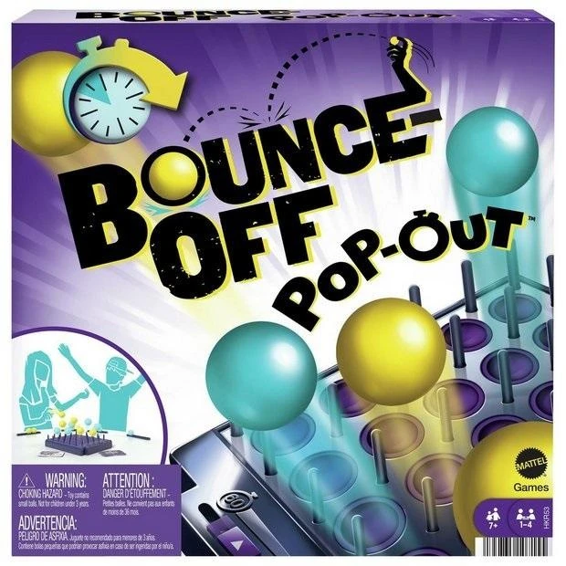 Mattel Stalo žaidimas Bounce Off Pop Out su greičio iššūkiu