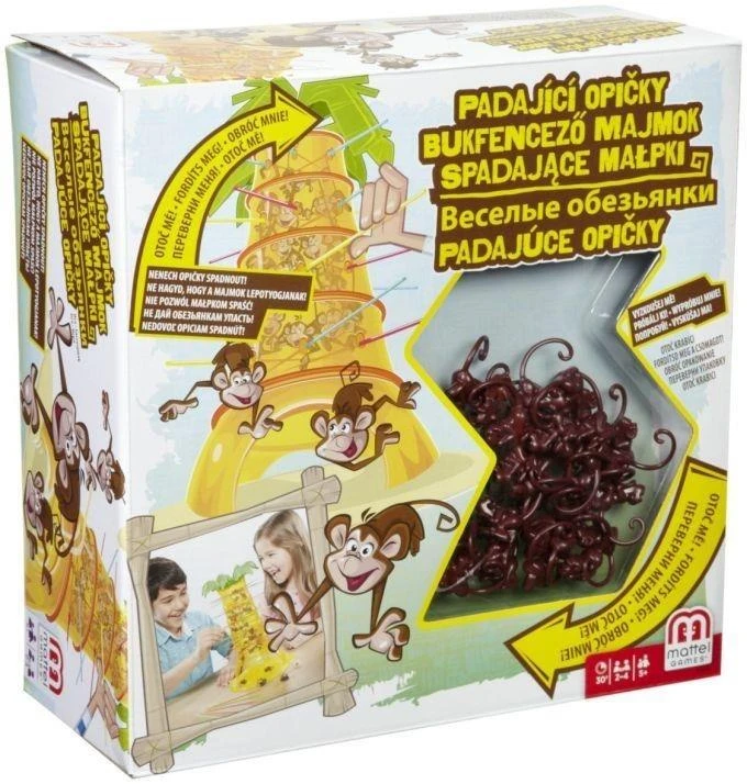 Mattel stalo žaidimas Beždžionėlės akrobatės Tumblin' Monkeys 52563