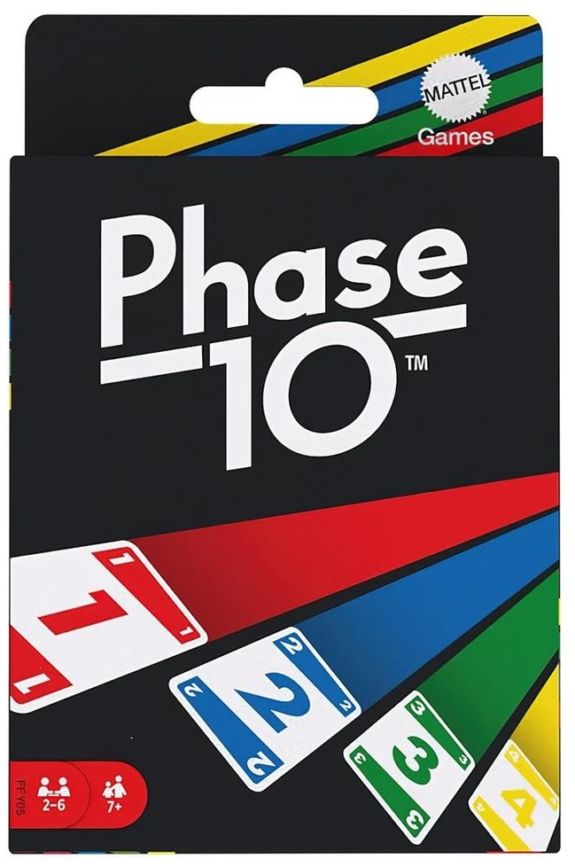 Mattel PHASE 10 - sutampančių kortų žaidimas