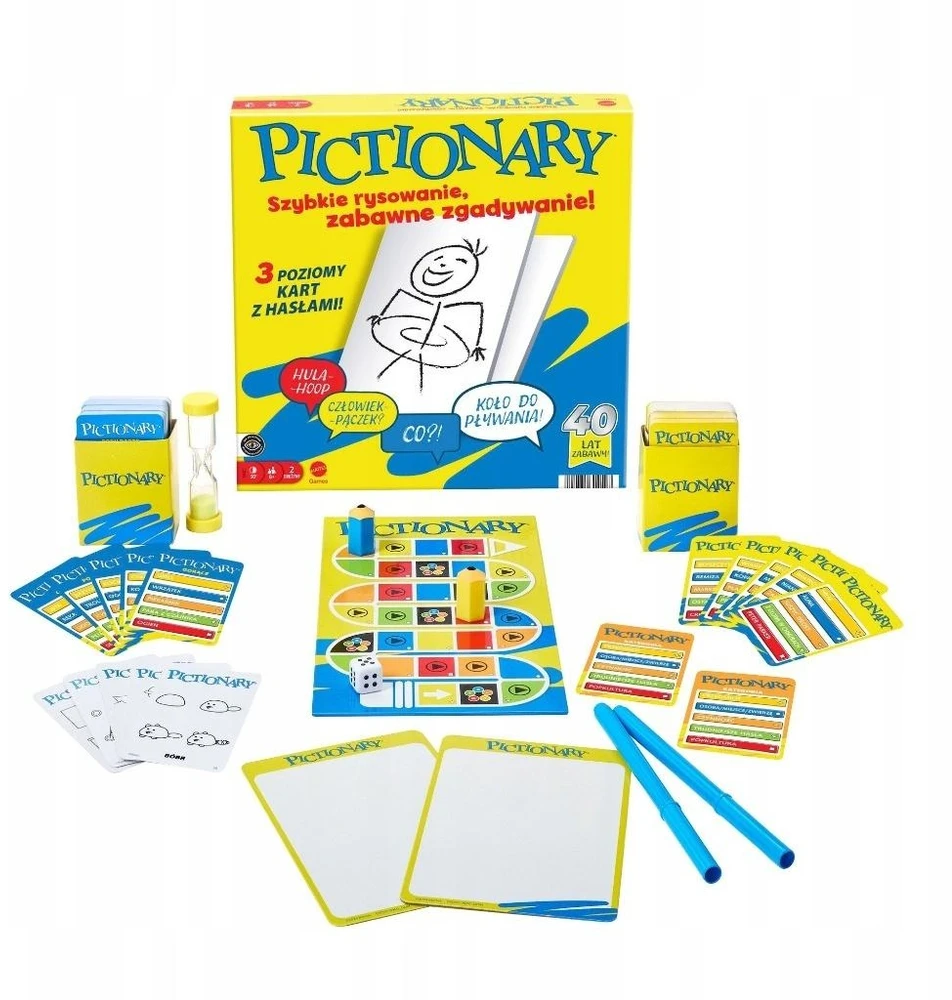 Mattel Stalo žaidimas Pictionary šeimai piešimo