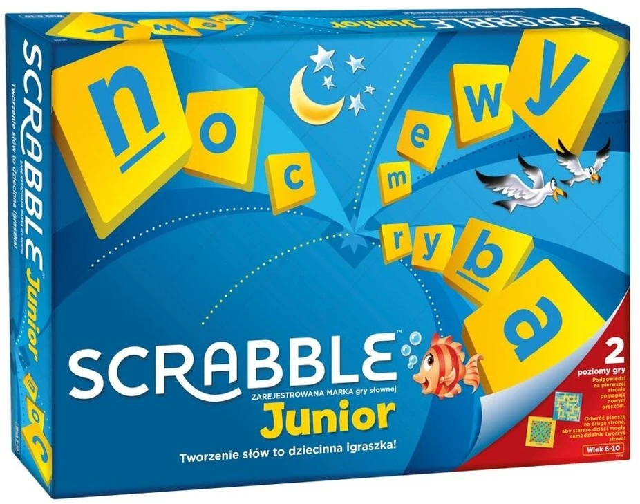 Mattel Stalo žaidimas Scrabble Junior vaikams