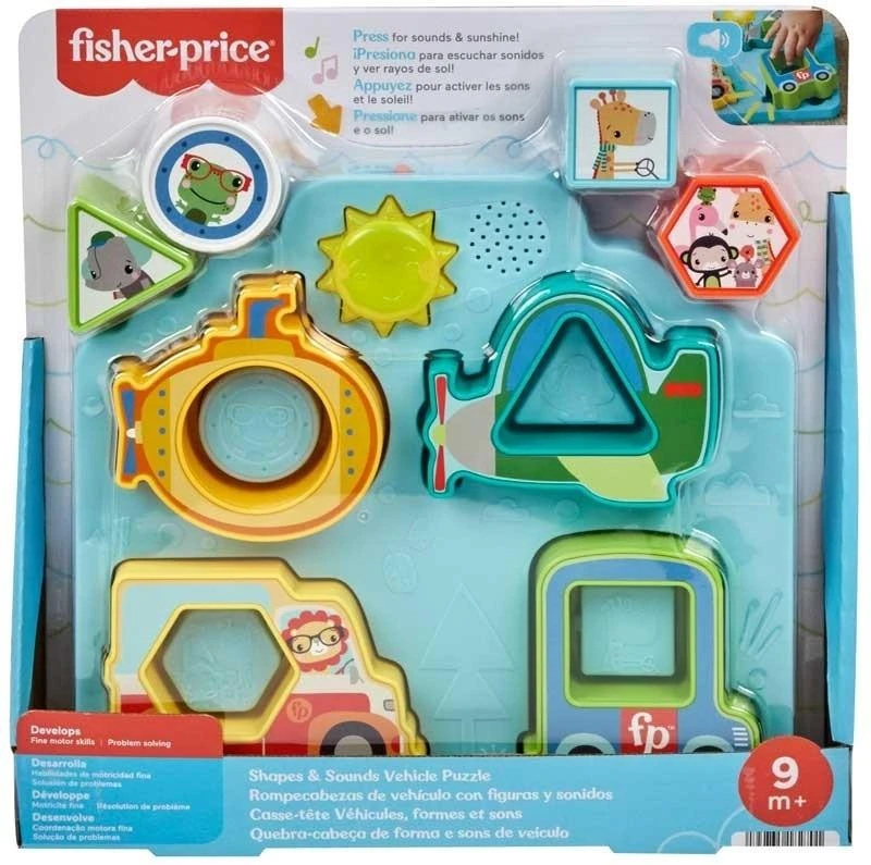 Mattel FISHER-PRICE formelių rūšiuoklė – Mašinėlės (HRP31)