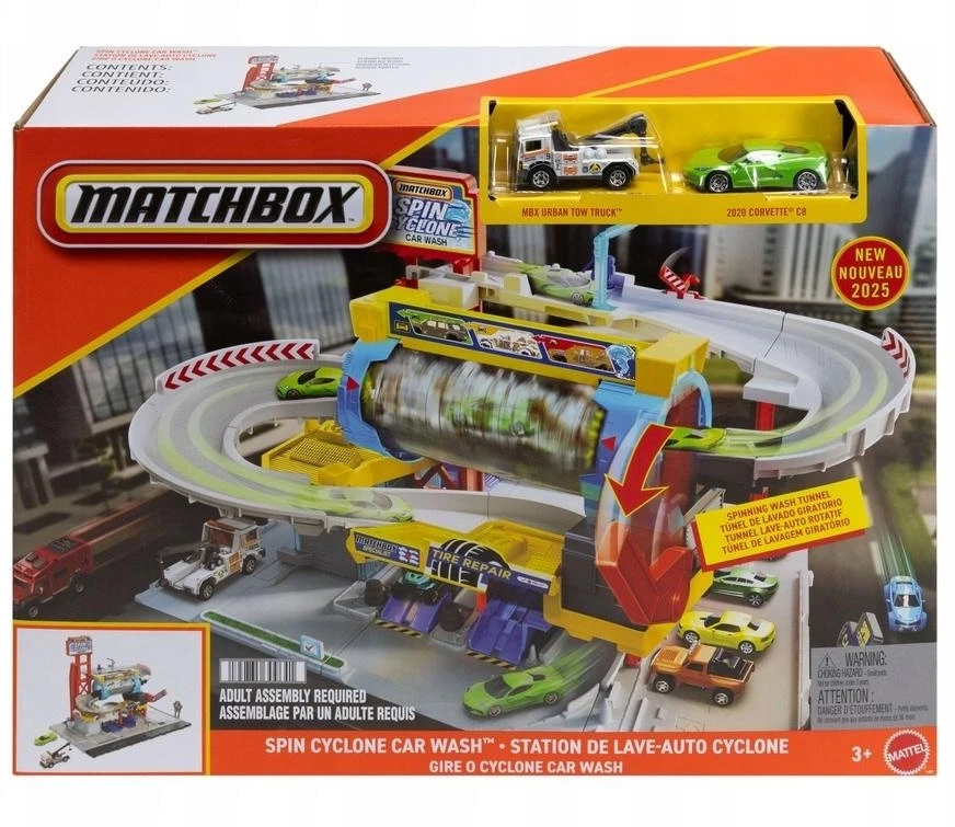 Mattel MATCHBOX tunelinė automobilių plovykla (JGB68)