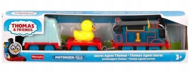 Fisher Price Mattel Žaislinė lokomotyva Tomek ir draugai tajni agentai HMK03