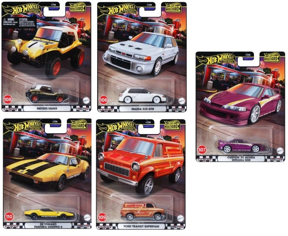 Mattel HW Premium Boulevard modeliukai