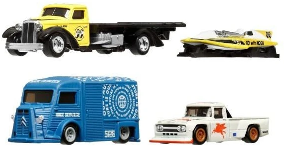 Mattel Žaislinis automobilis Hot Wheels Premium Real Riders rinkinys HRT51