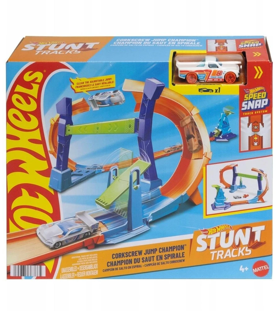 Mattel Žaislinis automobilis su kilpa ir šuoliu