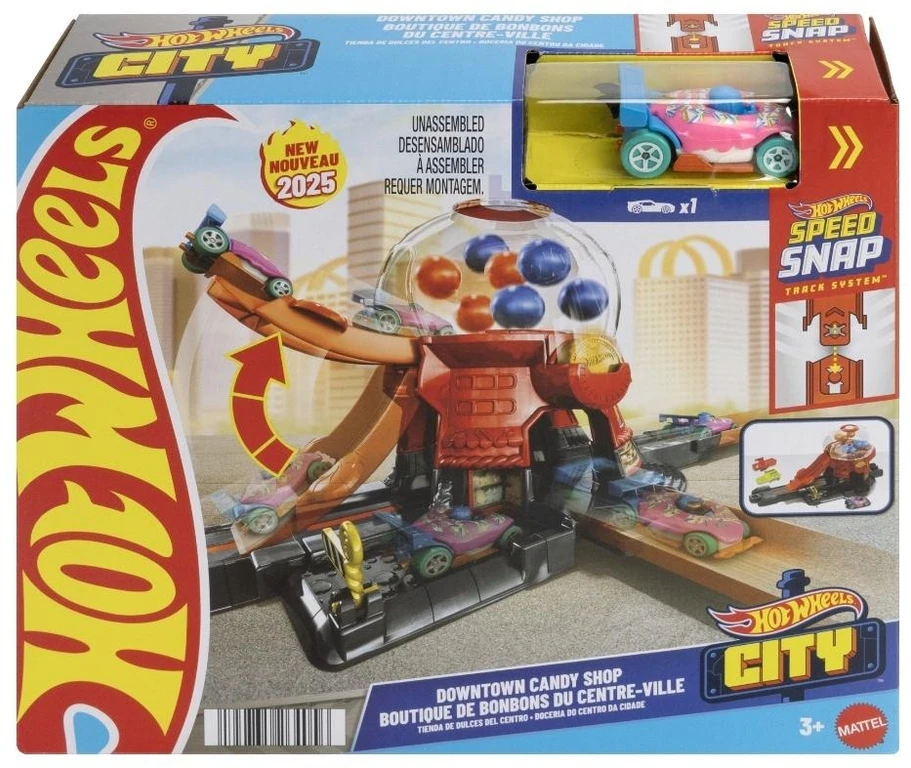 Mattel „Hot Wheels City“ kramtomosios gumos parduotuvė