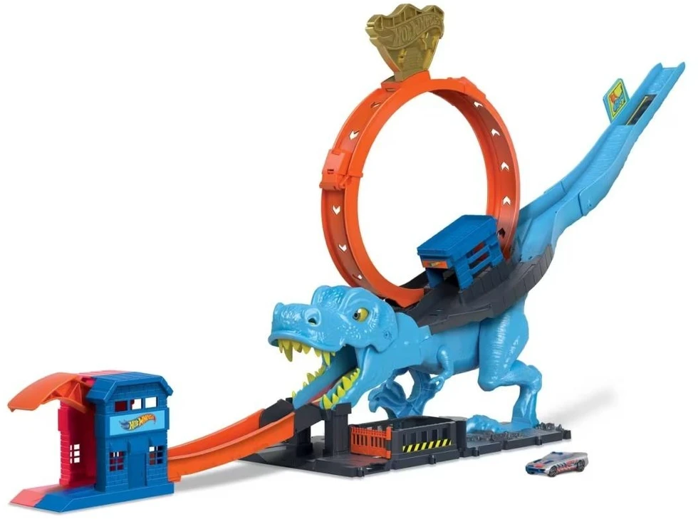 Mattel Žaislinis Hot Wheels City T-Rexas lenktynių rinkinys