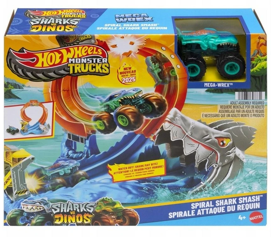 Mattel Žaislinis Hot Wheels City vingiuotas gyvatės trasa