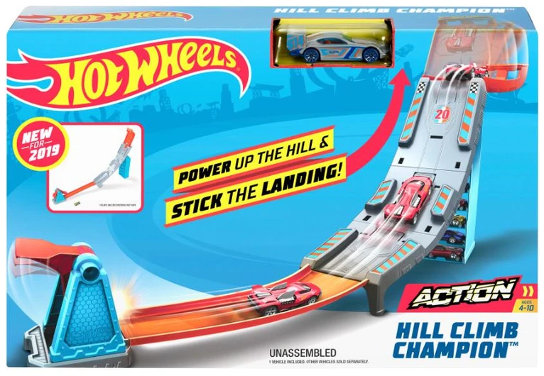 Mattel Žaislinis Hot Wheels lenktynių rinkinys Rywalizacja Mistrzów GBF83