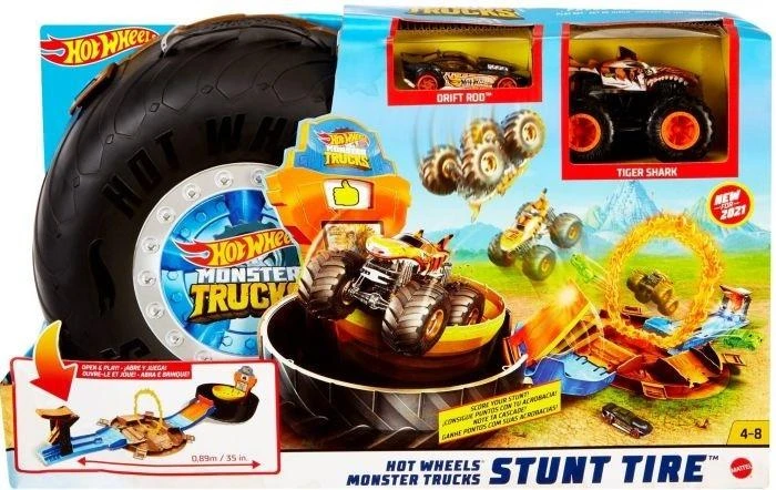 Mattel Hot Wheels triukų rinkinys „Padanga džipams“