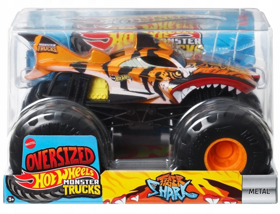 Mattel Žaislinis Hot Wheels Monster Trucks automobilis 1:24 mastelio