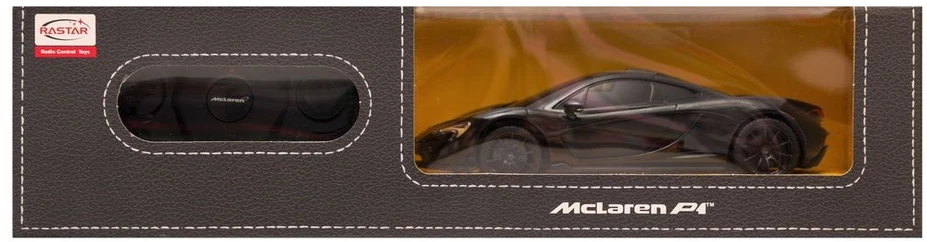 McLaren P1 R/C mastelis 1:24 Rastar 75200 valdomas juodas automobilis