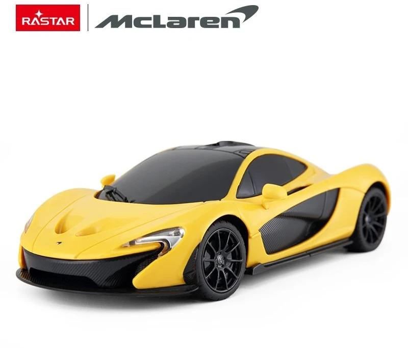 McLaren P1 R/C mastelis 1:24 Rastar 75200 valdomas automobilis geltonas