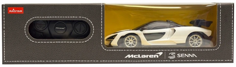 McLaren Senna R/C mastelis 1:24 Rastar 96700 valdomas baltas automobilis