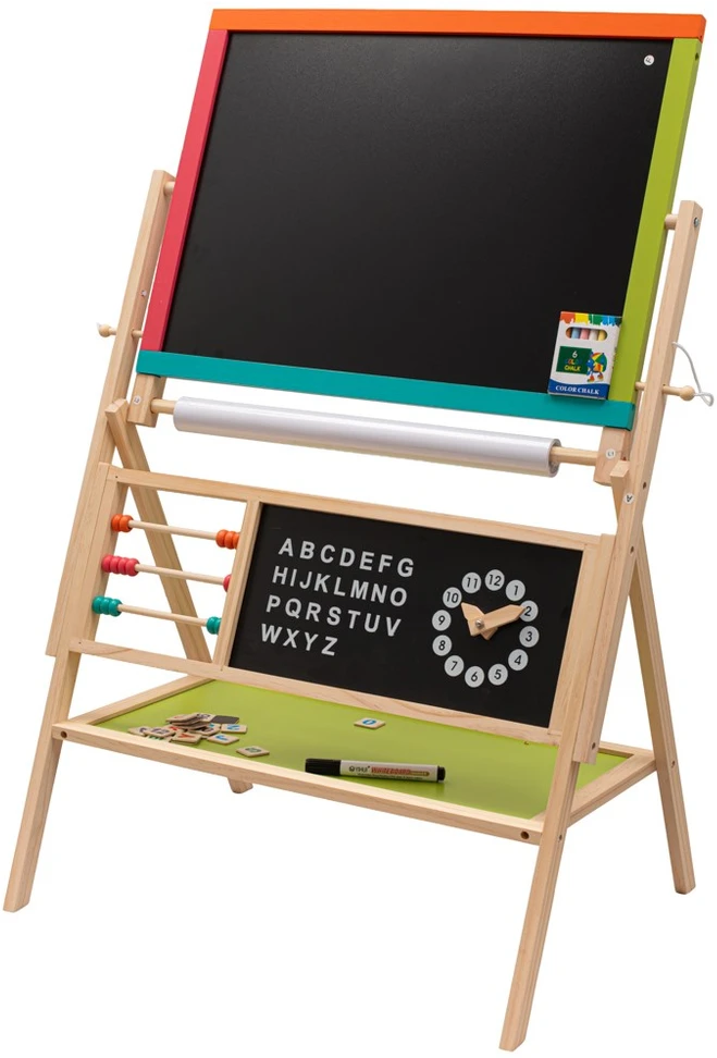 Dėlionė Medinė 2in1 Montessori lenta vaikams Baby Mix