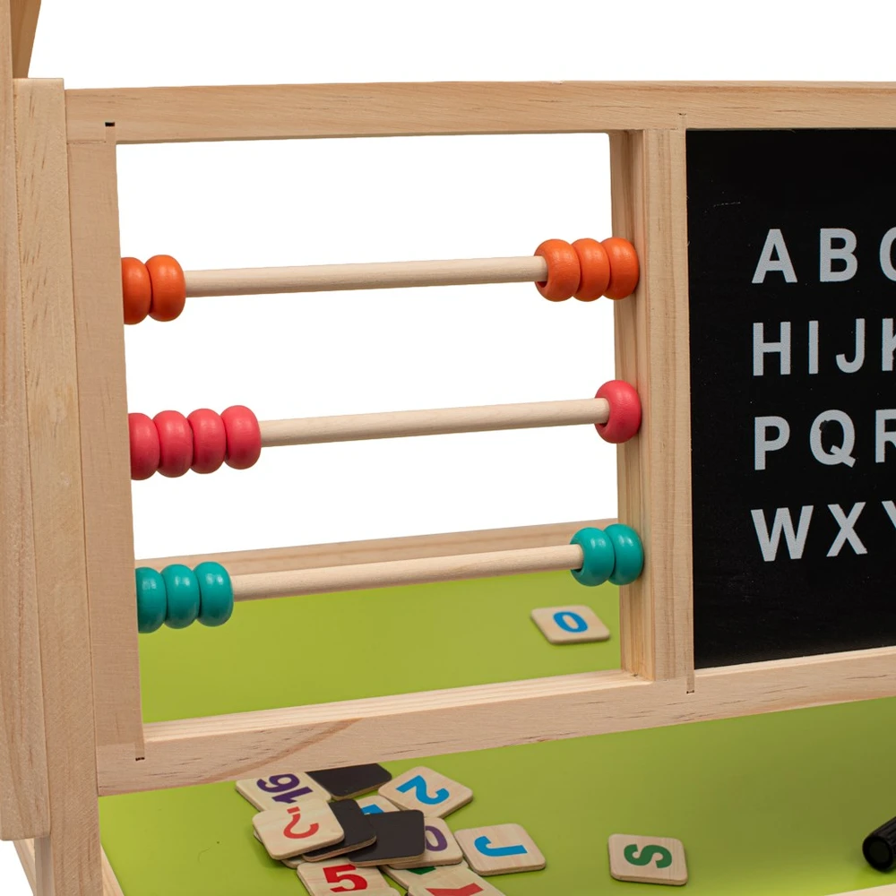 Dėlionė Medinė 2in1 Montessori lenta vaikams Baby Mix