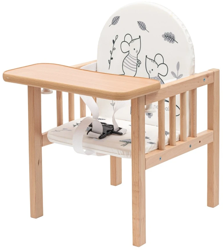 Medinė aukšta kėdutė New Baby Jerry