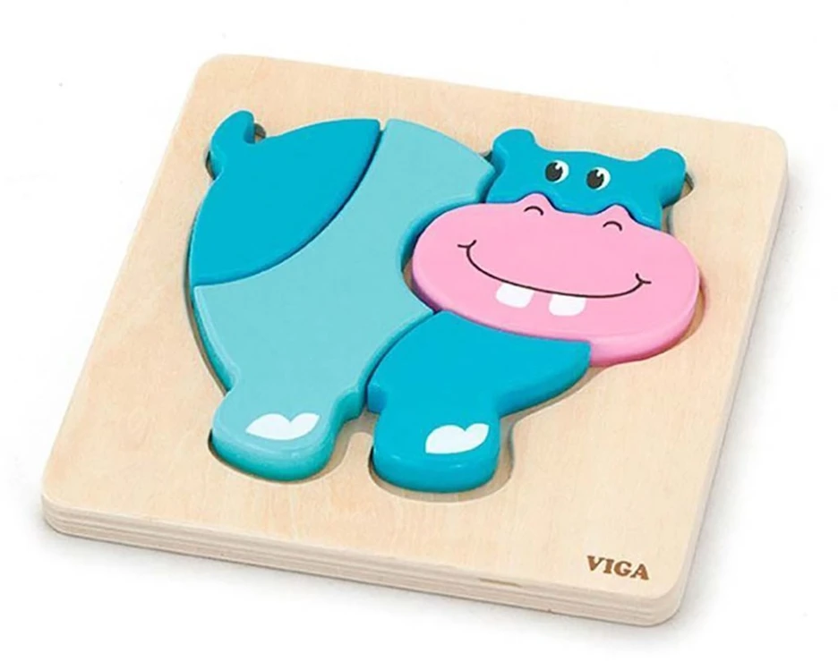 „Viga“ pirmasis medinis kūdikio hippo galvosūkis