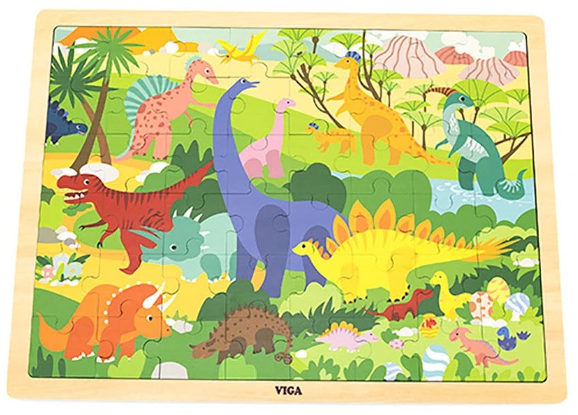 Viga Dėlionė 48 vnt. - Dinozaurai