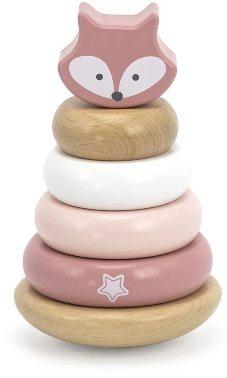 Viga Edukacinis Žaislas Piramidė - Lapas