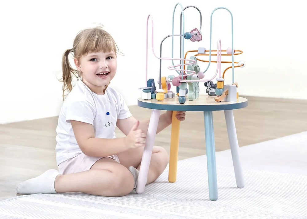 Viga Toys Medinis Edukacinis Stalas Manipuliacija Su Gyvūnais