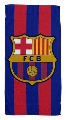 Medvilninis paplūdimio rankšluostis FC Barcelona 100x180 cm